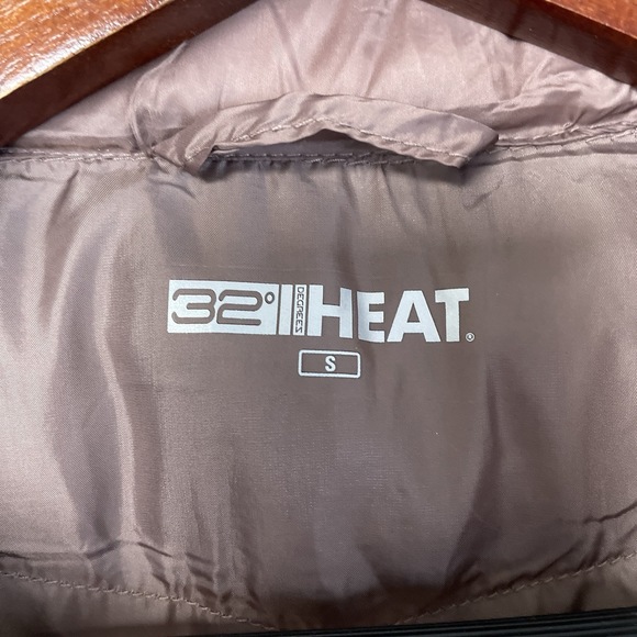 32 Degrees Heat Women's S Vest Brown Nylon e0282 - Picture 3 of 5